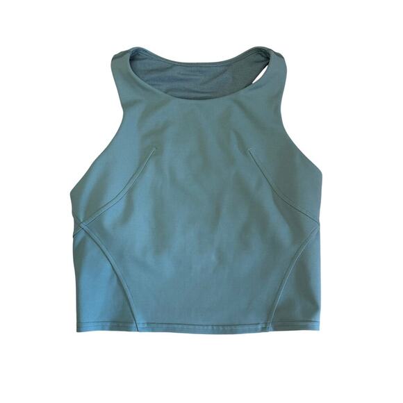 Lululemon Invigorate Training Tank Top Tidewater Teal Size 4 - Picture 2 of 4